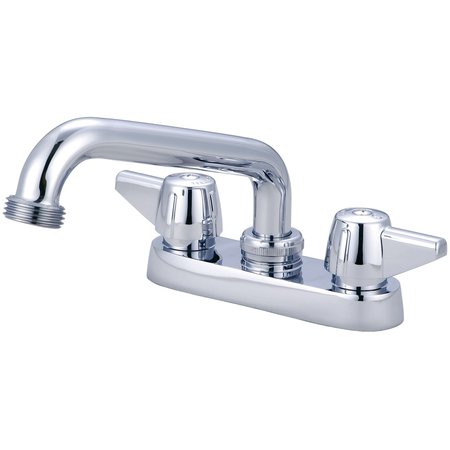 CENTRAL BRASS Two Handle Cast Brass Bar/Laundry Faucet in Chrome 80084-H